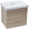 Naturel Kúpeľňová skrinka s umývadlom Vario Dekor 60x51x40 cm dub bardolino mat VARIO260DBDB
