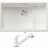 Blanco SUBLINE 700 U Level biela + kôš z nerezu 523456 + Blanco DARAS-S biela 517735