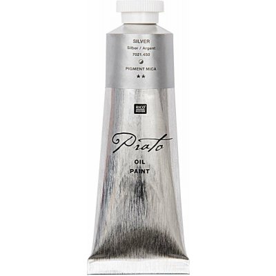 Rico Design Olejová farba Prato 60 ml Silver