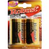 Robust SUPER 4518 Alkalické batérie D LR20 1.5V, v blisteri, 2 ks