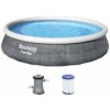 Bestway 57376 Fast Set™ Rattan 3,96m x 84cm s filtráciou