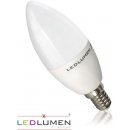 LEDlumen LED žiarovka 8W neutrálna biela CCD E14