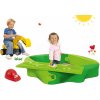 BIG set pieskovisko Sandy s pevným krytom a bager Maxi Power so sedadlom a prilbou 56733-5