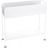 Fermob Kovový kvetináč / knižnica PICOLINO V.63 cm cotton white
