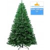 TK Gruppe Umelý zelený vianočný stromček 180 cm - klamlivo skutočná a realistická jedľa Premium - jedľa Nordmann - so stojanom (Premium)