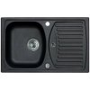 Alveus RECORD 30 kuchynský granitový drez so sifónom 78x48 - G-91 Black 1130331