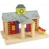 Bigjigs Rail Drevené vláčiky - Železničná stanica