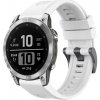 Remienok Solid Wristband biely pre Garmin Fenix 7 Pro