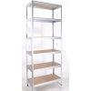 Biedrax Regál 35 x 120 x 270 cm 6 polic x 175kg, pozinkovaný