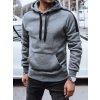 Pánska mikina s kapucňou čierna Dstreet BX5821 Farba: Šedá - tmavo, Veľkosť: XL