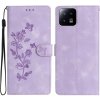 Peňaženkové puzdro Flower Butterfly na Xiaomi 13 Pro - Fialová