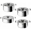 Súprava hrncov Tefal Opti Space G7378S55 indukcia nerezová oceľ 8 ks