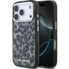 Karl Lagerfeld MagSafe puzdro s leopardím vzorom IML pre iPhone 17 Pro čierne (KLHMP17LHDLEOICK)