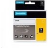 PRINTLINE kompatibilní páska s DYMO 18491, 19mm, 3.5m, černý tisk/žlutý podklad, RHINO, nylonová, flexibilní