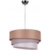 Duolla | Duolla - Luster na lanku TRIO 1xE27/40W/230V pr. 45 cm hnedá/šedá/strieborná | DU8338