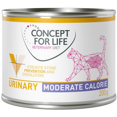 Concept for Life Veterinary Diet Urinary Moderate Calorie kuracie 12 x 200 g