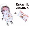 Baby Nellys Detský fusak maxi PREMIUM Srnka 110x50cm + rukávník zadarmo