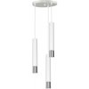 Luminex Luster na lanku NEST 3xGU10/8W/230V biela/lesklý chróm LU1055 + záruka 3 roky zadarmo
