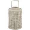 J-Line by Jolipa Béžová bambusová lampáš Bamboo Grid - Ø 23 * 35 cm - J-Line by Jolipa
