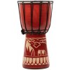 Detský bubon Djembe, slon, ručná výroba, 30 cm