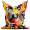 Sablio Sedací vak Pokemon ball Pattern - 200x140 cm