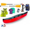 Gumotex Scout Standart SET 2 kanoe (v cene 2x pádlá, 2x vesta, 2x tričko, pumpa, vak, lepenie) + zľava 40 € na príslušenstvo - barva lodě červená