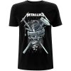 Metallica tričko History White Logo Čierna XL