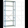 Manuflex RP1324.7035 Zasúvacia polica Základné prevedenie Planoflex so 6 policami, (š x v x h) 97 x 2.5 x 60 cm, ocel, kovová podlaha, svetlo sivá; RP1324.7035