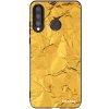 Picasee silikónový čierny obal pre Huawei P30 Lite - Gold