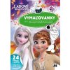 Vymaľovanky so samolepkami - Ľadové kráľovstvo (A4) -