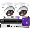 Hilook by Hikvision Súprava na IP monitoring 6Mpx 2 kamery IPCAM-T6-30DL, Hybrid Light, 4-kanálový rekordér s PoE, MD 2.0 - HiLook od Hikvision