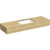 Kompaktná doska pod umývadlo s umývadlom Intedoor TRENTA Compact dub x 60 cm až 160 cm x 50 cm S výrezom