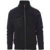 PAYPER WORK 2.0 001382-0001 / Pánska mikina celozapínacia - čierna 5XL