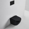 Aplomo Ferrara Slim Rimless WC so sedadlom, čierna, MUT-204