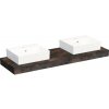 Kompaktná doska pod umývadlo s umývadlom Intedoor TRENTA Compact imitácia bridlice x 120 cm až 160 cm x 50 cm S výrezom