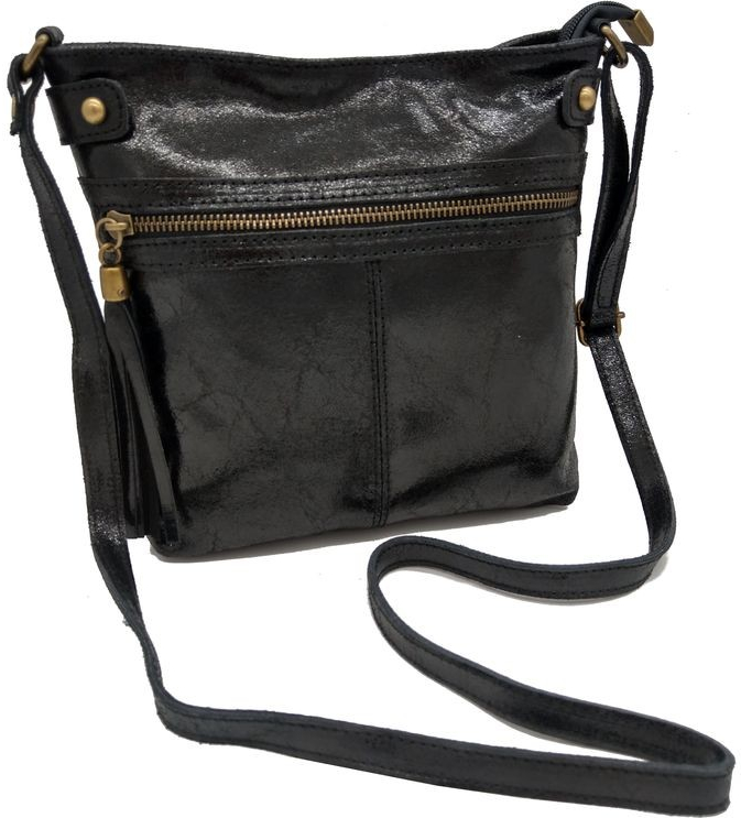 Donatella dámská kožená kabelka TR13819 čierna
