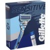 Gillette SkinGuard holiaci strojček + gél na holenie 200 ml darčeková sada