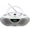 BLA Blaupunkt BB14WH CD prehrávač CD rekordér Strieborná, Biela