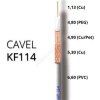 Cavel koaxiálny kábel KF114 100 m