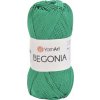 Yarn Art Begonia 6334 Dark Green Pletacia priadza