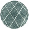 Ayyildiz koberce Kusový koberec Alvor Shaggy 3401 blue kruh - 160x160 (priemer) kruh cm Modrá