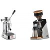 La Pavoni Europiccola Lusso + Eureka Mignon Single Dose PRO, Chrome & Oak