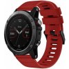 BStrap Silicone Acton remienok na Garmin Fenix 5s / 5s Plus, dark red (SGA003C02)