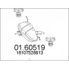 Koncový tlmič výfuku MTS SILENZIATORI S.P.A 01.60519