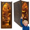 Book Nook Knižný klub CuteBee DIY Čítanie Knižnica Kancelária Kniha