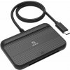 Čítačka eObčianok AKASA AK-CR-15BK External NFC Electronic ID and SmartCard Reader (AK-CR-15BK)