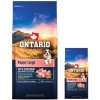Krmivo Ontario Puppy & Junior Large Chicken & Sweet Potatoes 12 kg + 2,25 kg ZDARMA