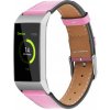 BStrap Leather Italy (Small) remienok na Fitbit Charge 3 / 4, pink (SFI006C04)