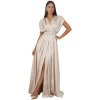 La Modeuse Dlhé šaty 76522_P181267 Béžová