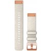 Garmin Nylonový remienok QuickFit 20, Cream Heathered/ Rose Gold Materiál: Nylón Náhradný remienok na Garmin hodinky QuickFit